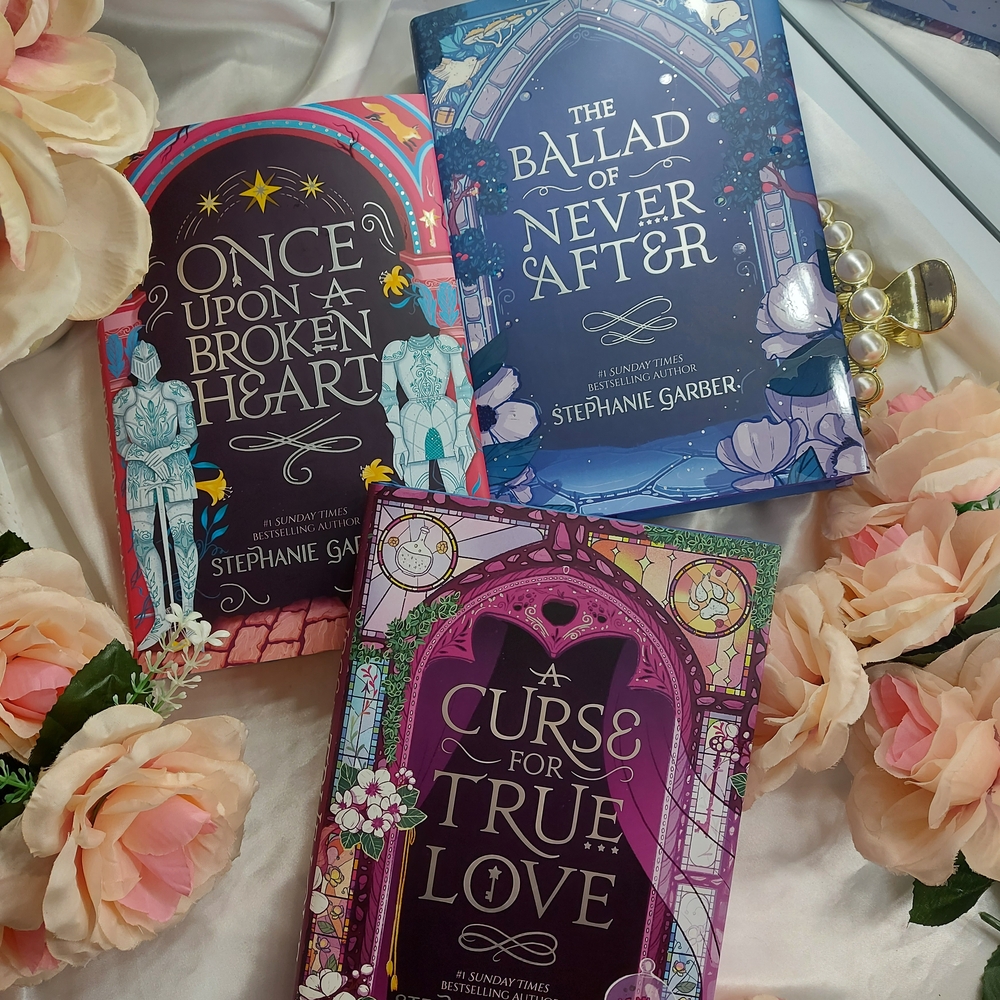 Fantasy Book Set - Blue, Purple, Pink Covers